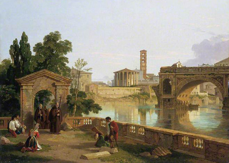 Penry Williams,Ponte Rotto et Forum Boarium (environ 1827)